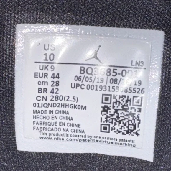 Jordan Retro14 Black Ferrari Men's size 10 - Picture 7 of 7